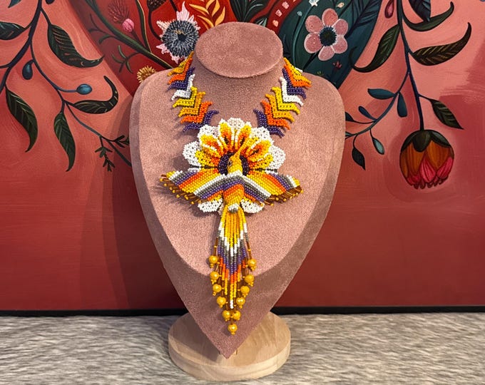 Hummingbird necklace set with earrings and bracelet