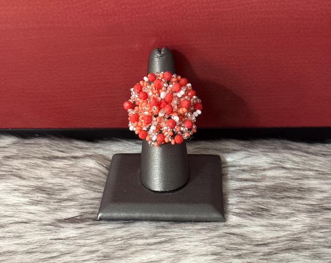 Handmade Coral Ring