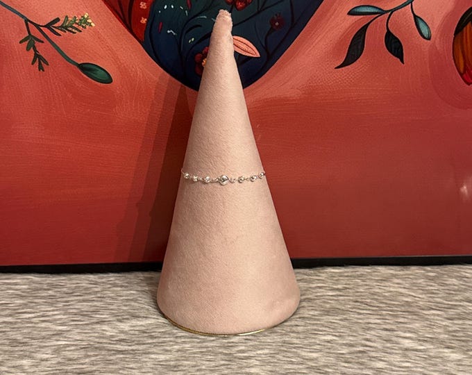 Silver Heart Bracelet