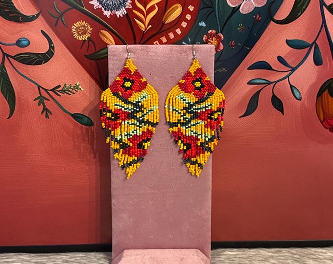 Spring earrings