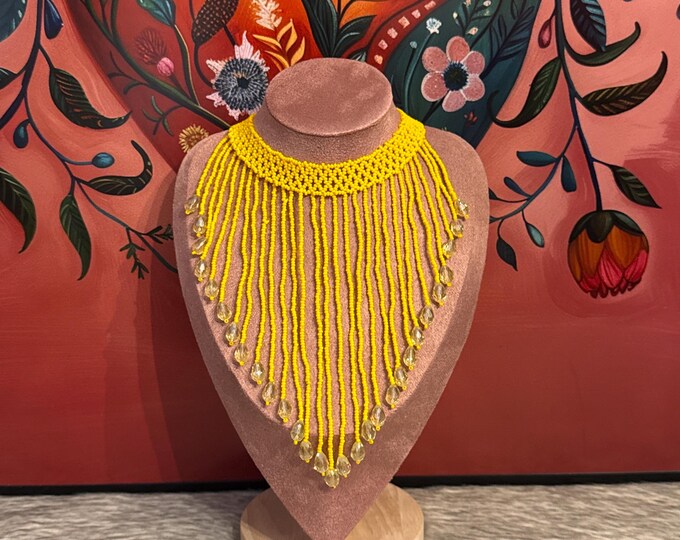 Crystal drop necklace