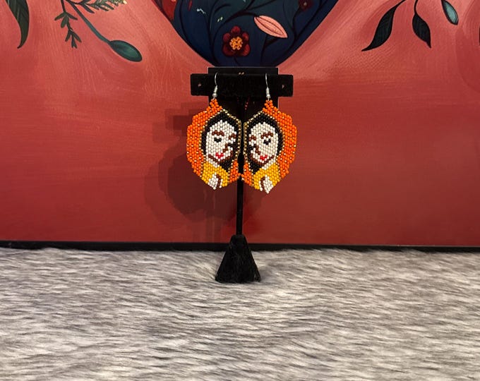 Virgin of Guadalupe earrings