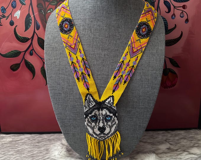 Handmade husky collar