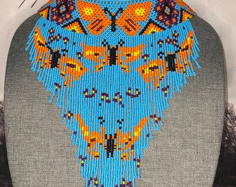 Monarch inspired necklace, earrings and bracelet set