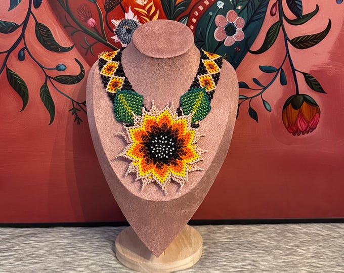 Mexican necklace, earring and bracelet set