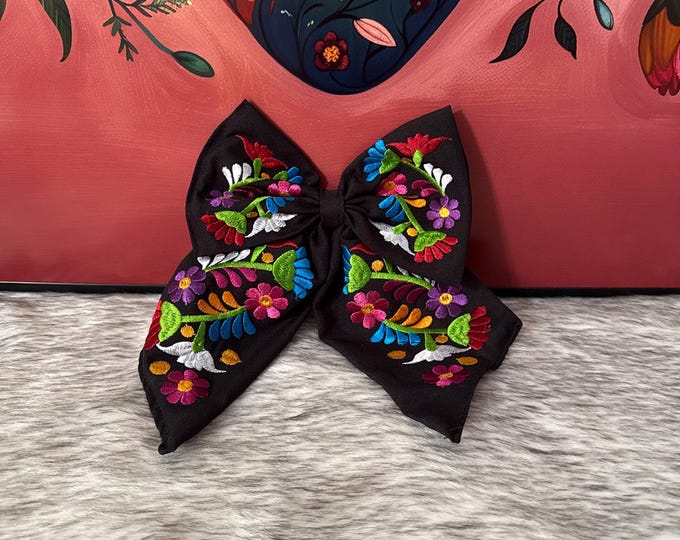 Flirty Mexican inspired bow
