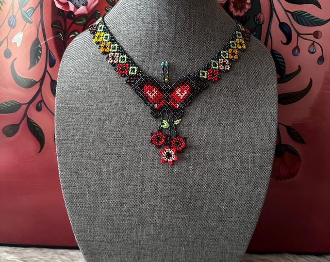 Meztli Butterfly Necklace, Earrings, and Bracelet Set