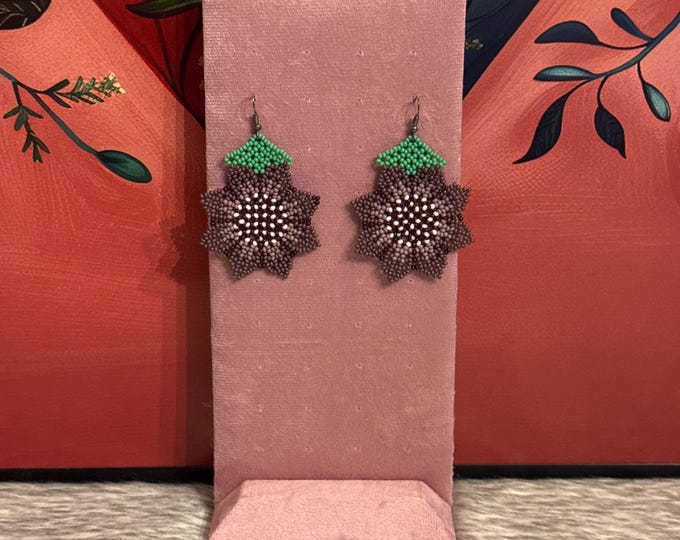 Flower earrings
