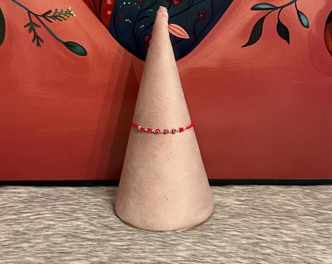 Elastic bracelet with Turkish eyes and 925 silver