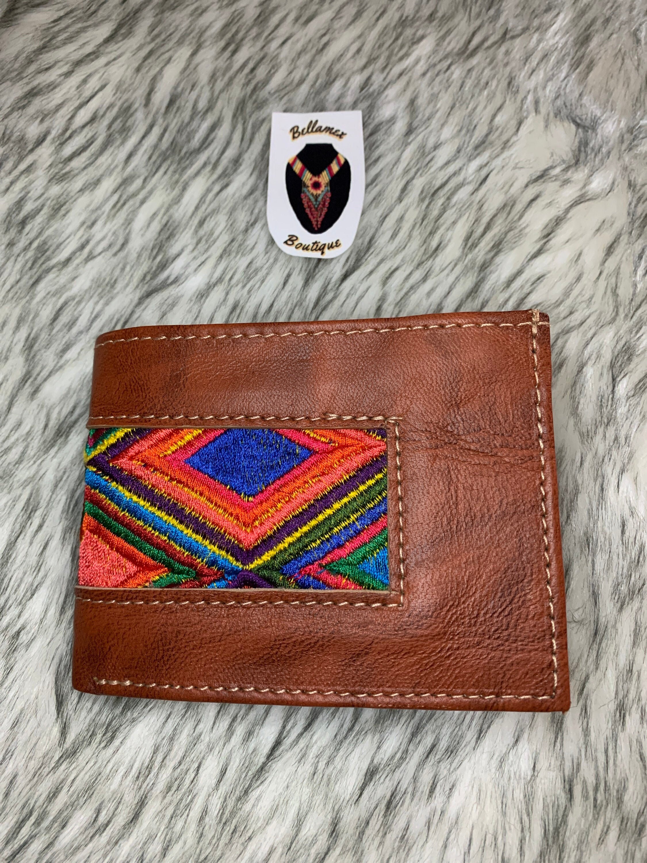 Mexican leather walletmen men's wallet leather wallet Etsy
