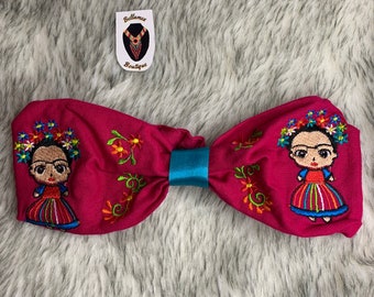 Frida embroidered headband
