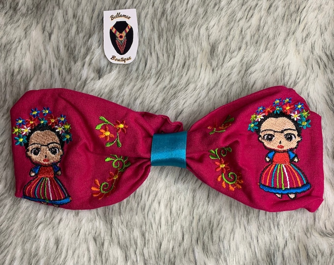 Frida embroidered headband