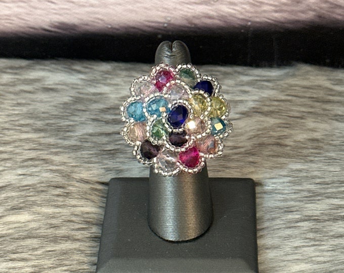 Olivia crystal rings