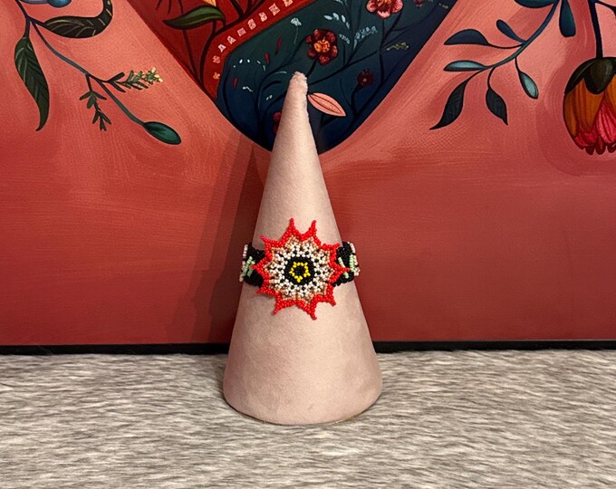 Handmade flower bracelet