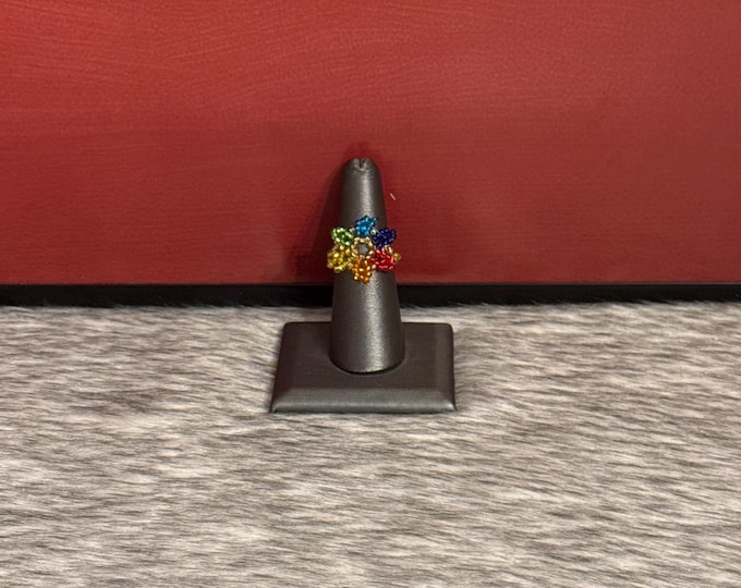 Handmade flower ring