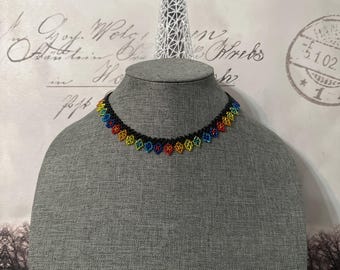 Handmade Rhombus Choker