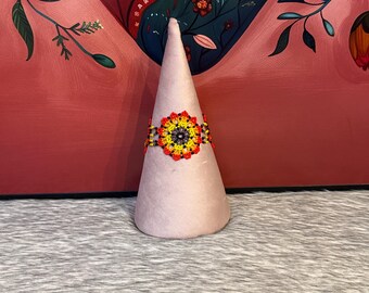 3 flower bracelet