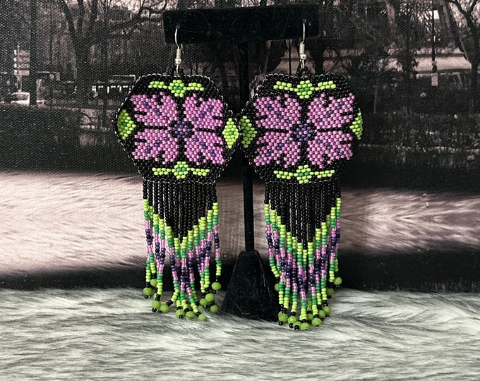 Moonflower earrings