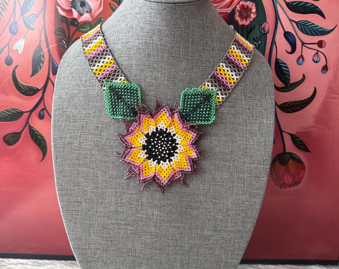 Mexican necklace, earring and bracelet set