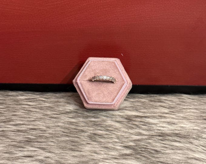 Half eternity ring, size 6