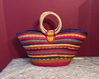 Rainbow Palm Bag