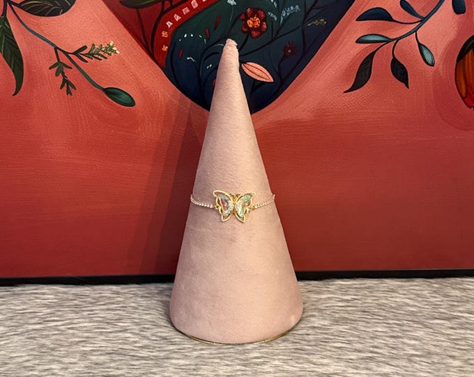 Adjustable Butterfly Bracelet