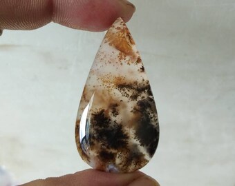 R1242 31X18mm 27.30cts.. Dendritic moss agate cabochons