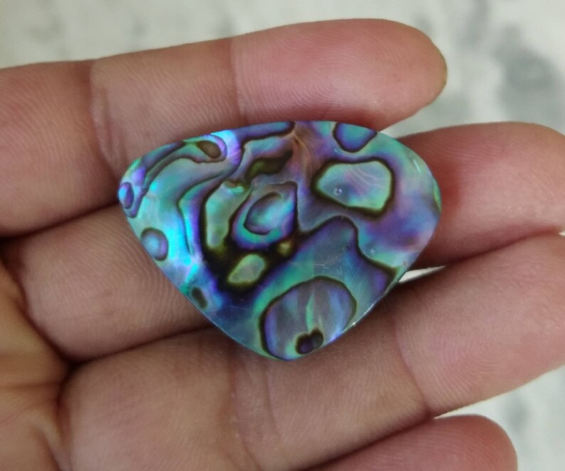 R1575 Natural Abalone Paua Shell cabochons,35X25mm,41.70.cts,..