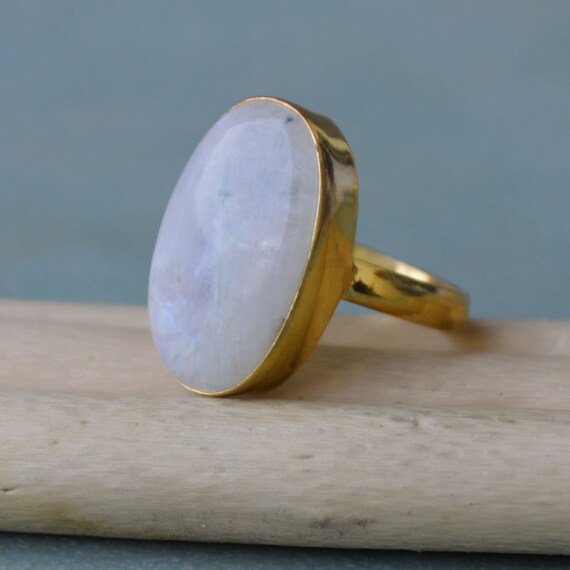 Sterling Silver 14k Yellow Gold Plated Rainbow Moonstone & Green Chalcedony Necklace Sterling Silver 14k Yellow Gold Plated Rainbow Moonstone & Green Chalcedony Necklace