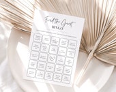 Find the Guest Bingo Baby Shower Game, Minimalist Baby Games, Printable Find the Guest Bingo Game, Gender Neutral, Boho, Editable Corjl PP63
