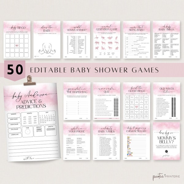 Fun Shower Games - Etsy