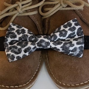 Men's Bow Tie - One of a Kind Neck Tie - Leopard Animal Print Ready Made Bowtie
