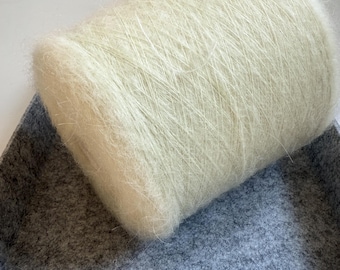 Baby Alpaca Mohair Lace Yarn: Soft Fluffy Italian Knitting Yarn