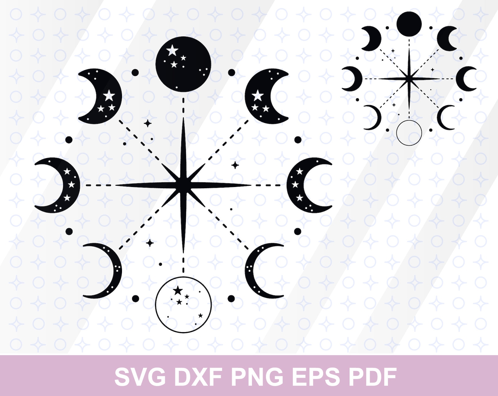 Moon Phases SVG