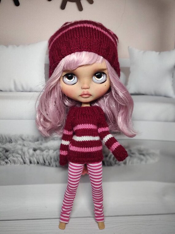 Blythe Clothes Knitted Sweaters and Hats for Blythe Dolls - Etsy