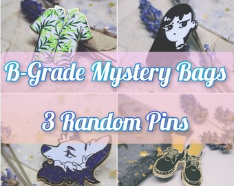 3 B-Grade Pins - Mystery Bag