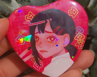 CSM Kobeni Heart Button Pin