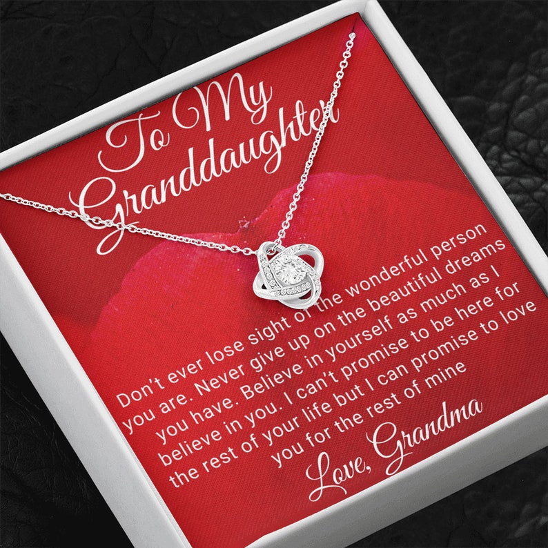 Granddaughter Gift From Grandmother Granddaughter Elegant Etsy