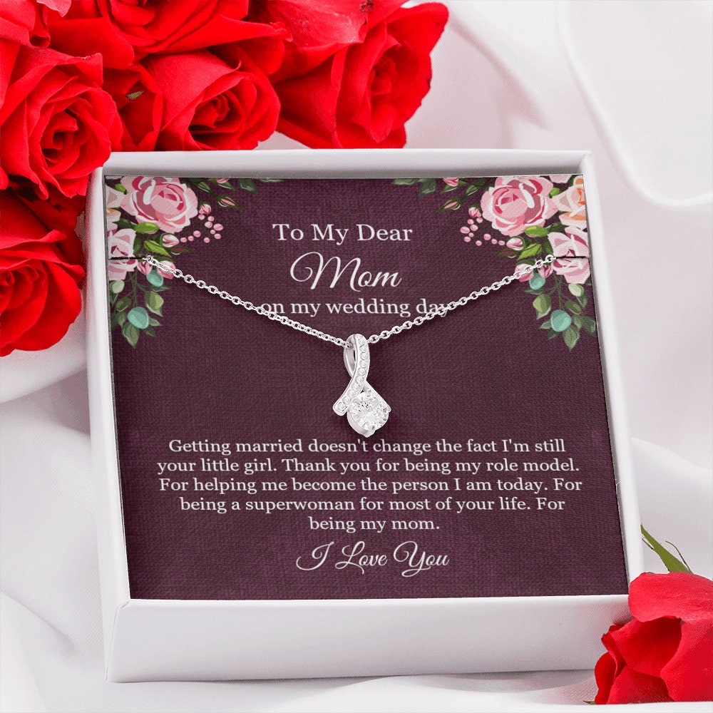 Mom Wedding Gift from Bride Gift for Mom on Wedding Day Etsy