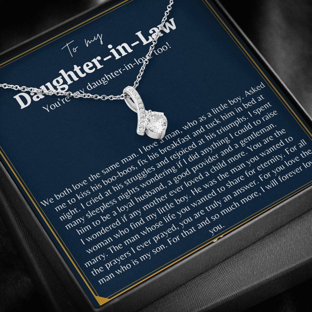 To My DaughterInLaw Necklace Gift For Daughter In Law Etsy