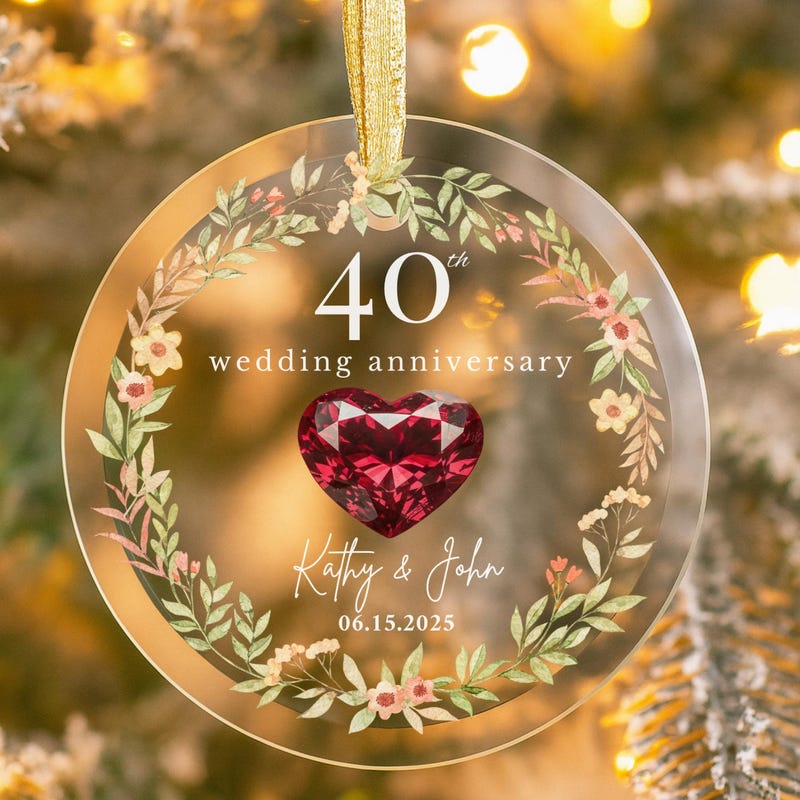 Geschenk Fur Eltern Zum 40 Hochzeitstag