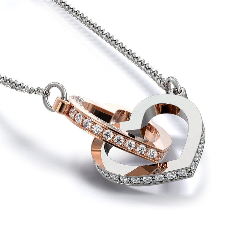 Niece Birthday Gift Gift For Niece To My Niece Joined Hearts Necklace Niece Gift From Aunt Niece Necklace