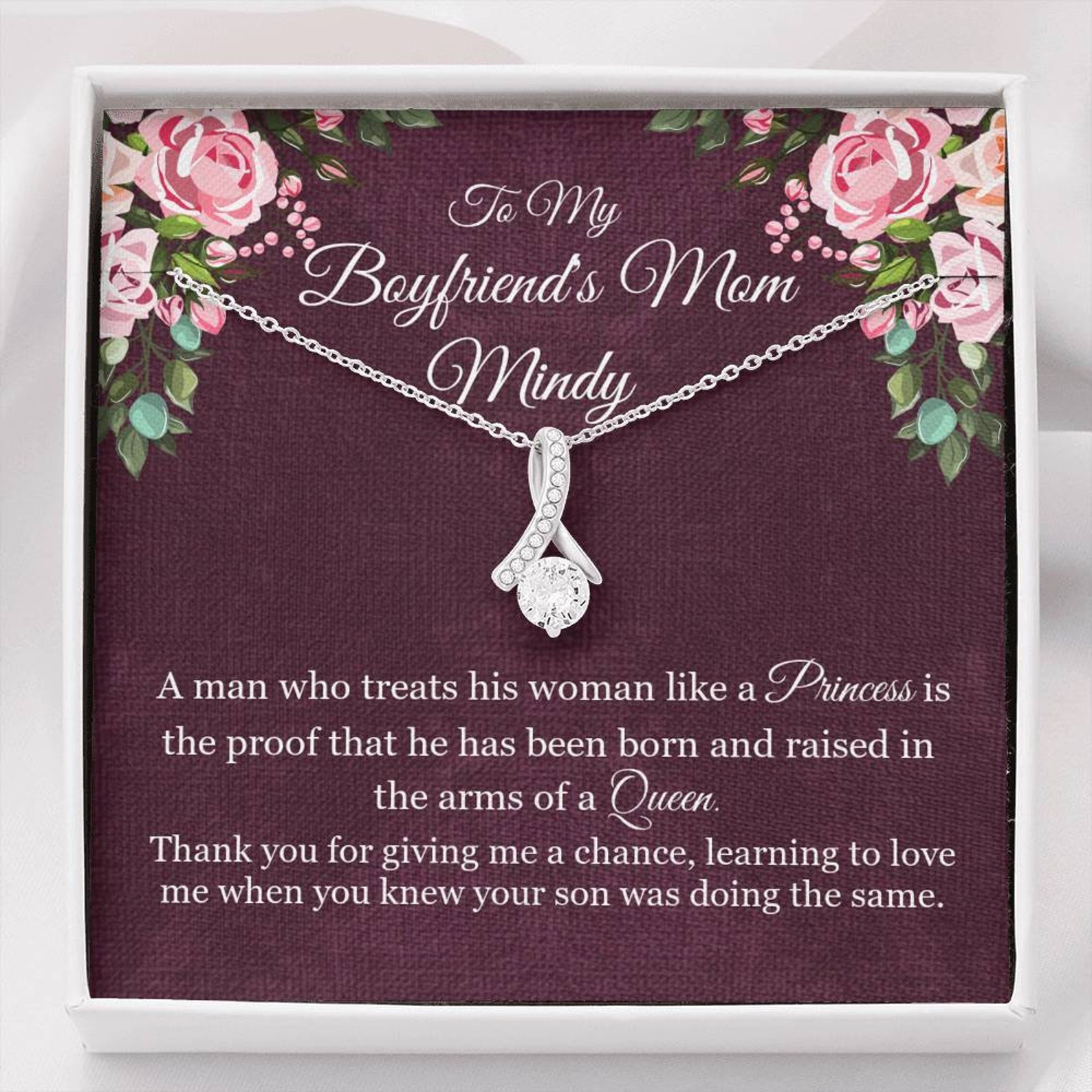 Boyfriends Mom Gift Boyfriend's Mother Birthday Gift for Etsy