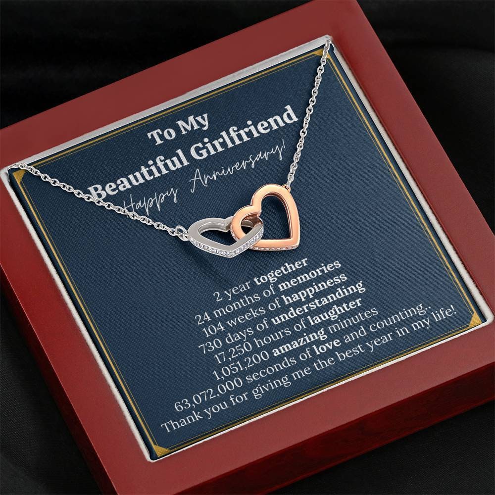 2nd Year Anniversary Gift for Girlfriend Girlfriend | Etsy