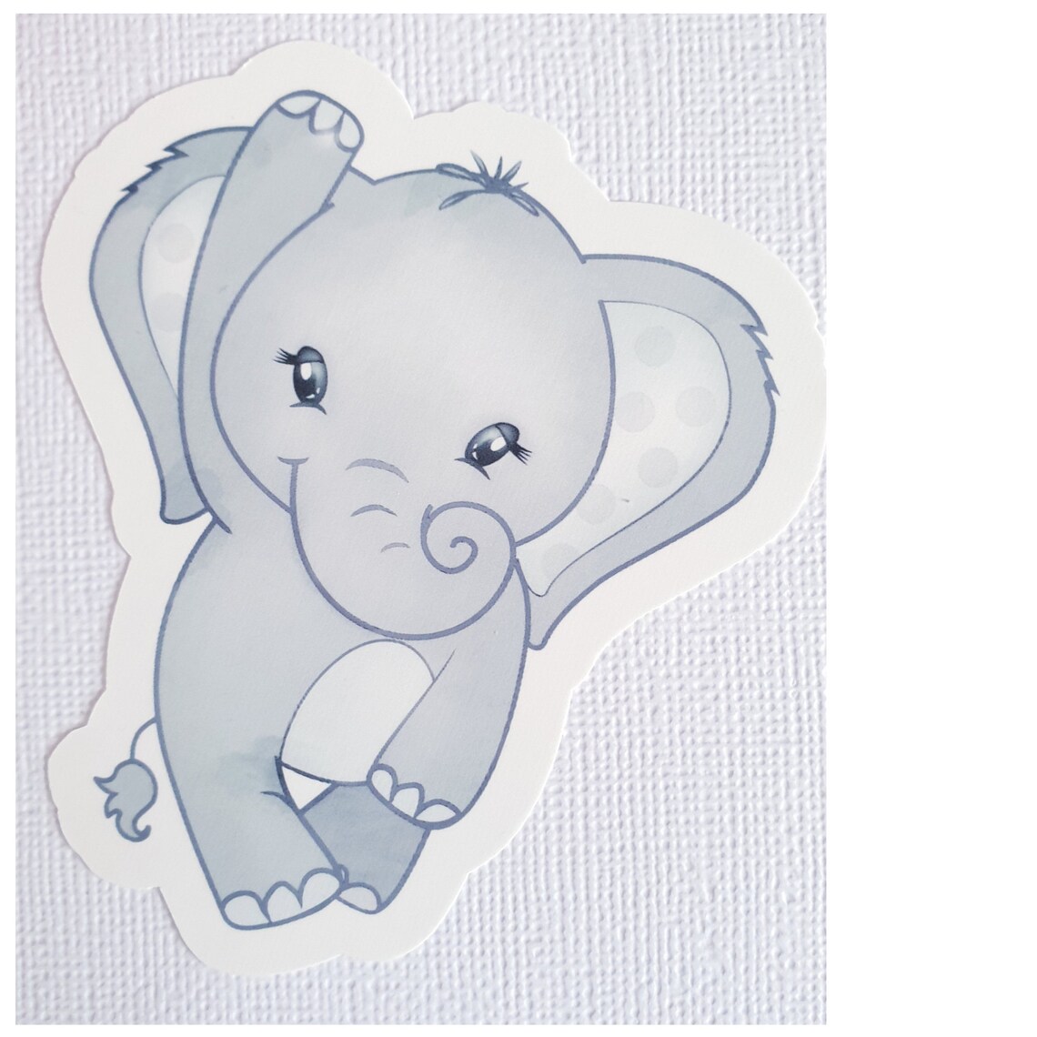 Adorable Baby Elephant Stickers Individually Cut Out Stickers Etsy