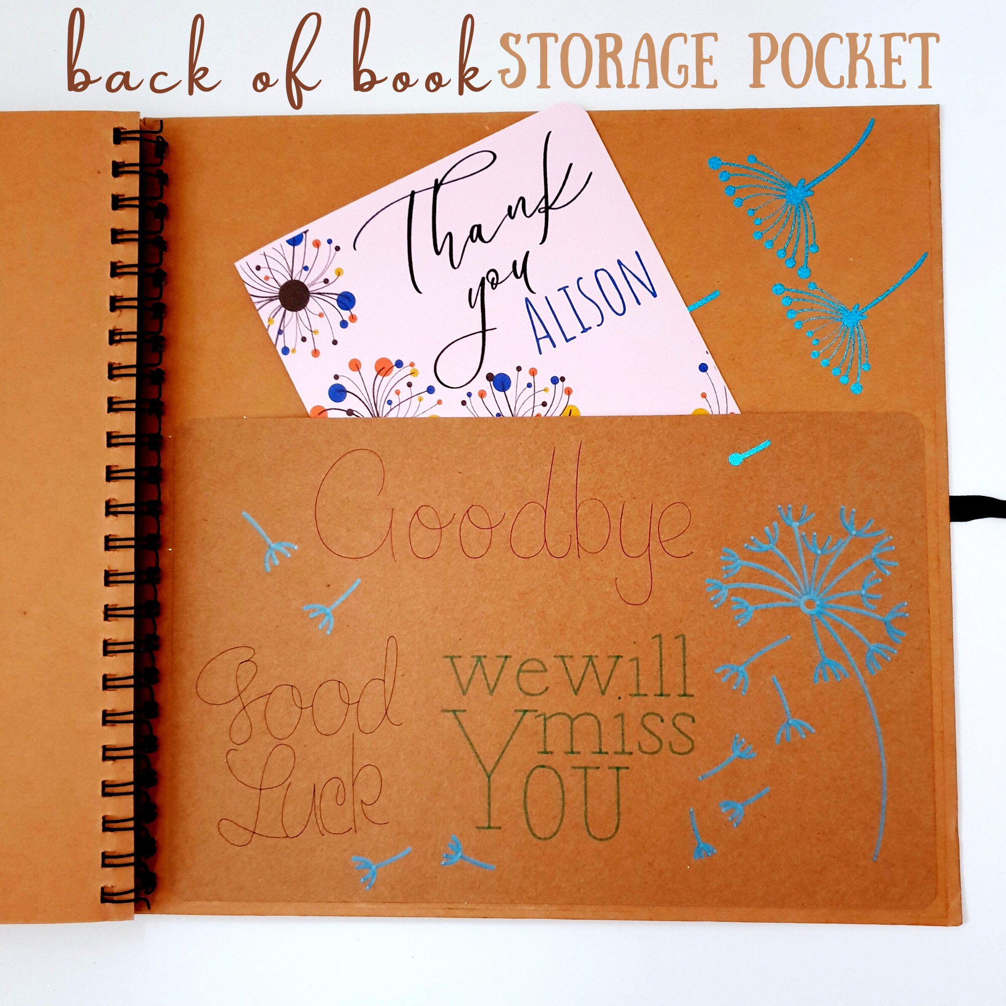 Personalised Farewell Memory Book Farewell Scrapbook Etsy