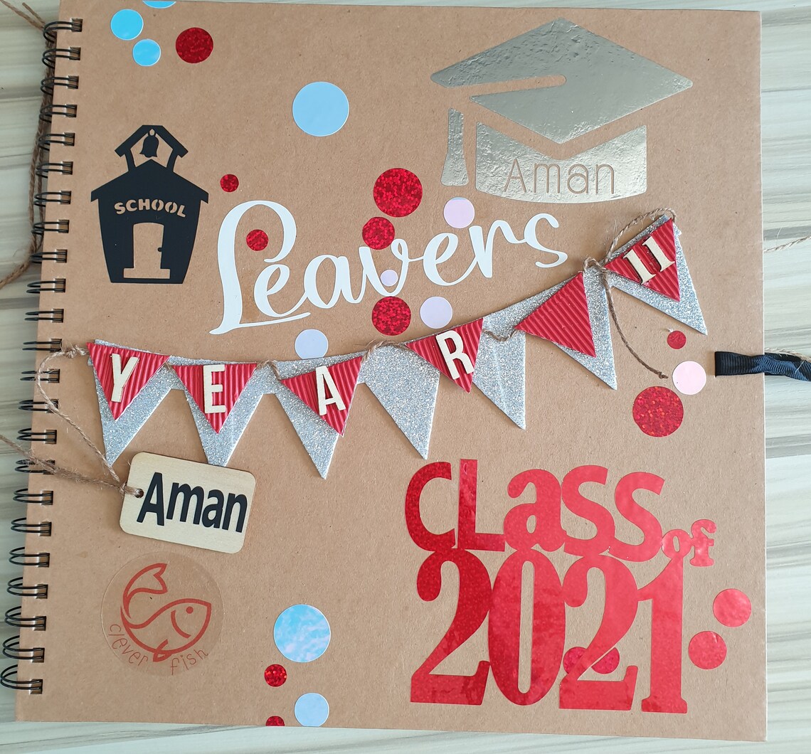 School Leavers Book Class of 2021 Memory Scrapbook Etsy
