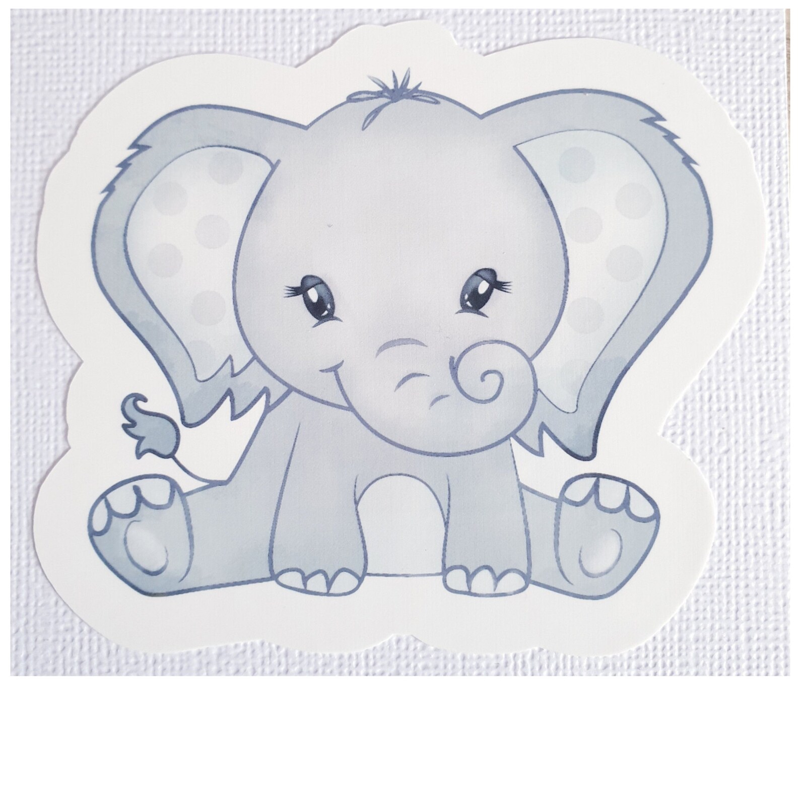 Adorable Baby Elephant Stickers Individually Cut Out Stickers Etsy