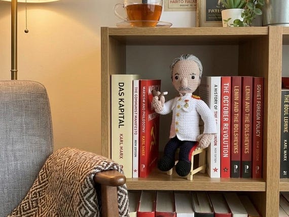 Joseph Stalin Collectible Amigurumi Art Doll | Soviet Union