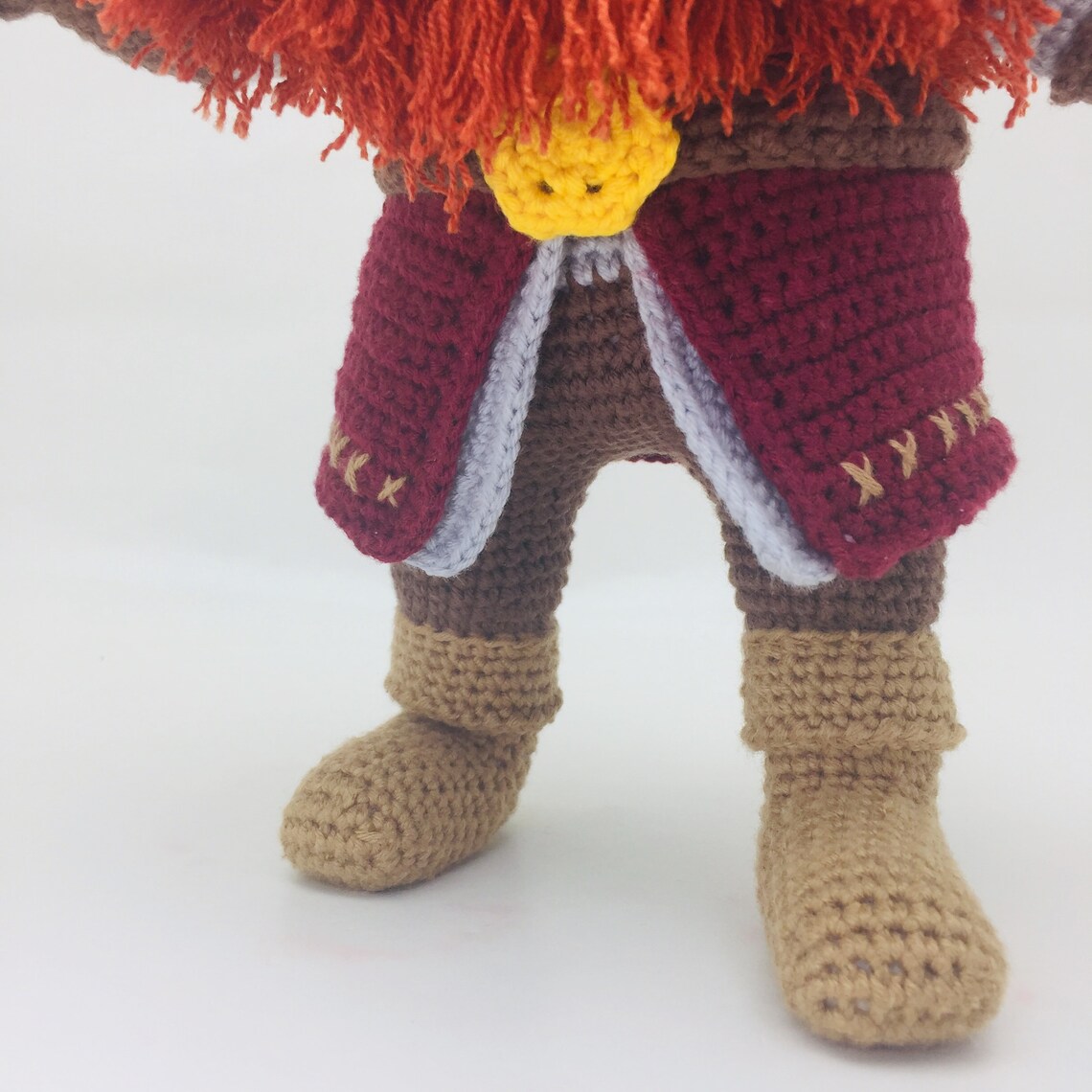 Gimli Home Decor Plush Gimli Crochet Figurine Gimli the Etsy